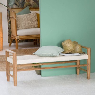 Banc en bois de teck  PÉNÉLOPE MADE IN MEUBLES 