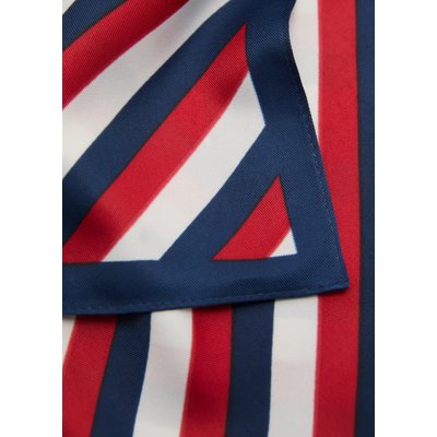 Foulard rayures multicolores MANGO