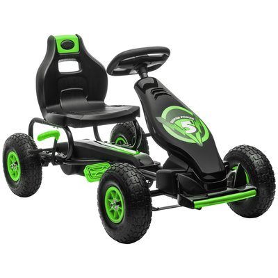 Kart à pédales enfant Go kart Formule 1 Racing Super Power 5 HOMCOM