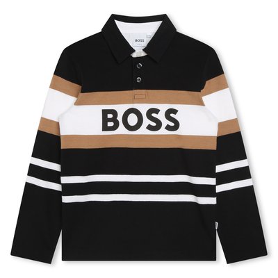 Polo à manches longues BOSS KIDSWEAR