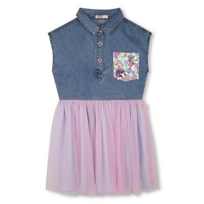 Robe bimatière BILLIEBLUSH