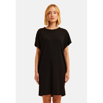 Robe manches courtes motif chevrons ICODE