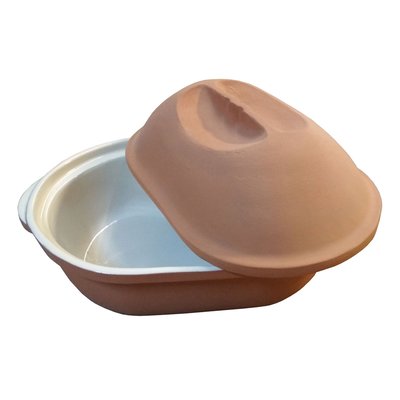 Terrine saveur / Cocotte à rôtir 37,5x24x20 cm en terre cuite BAUMALU
