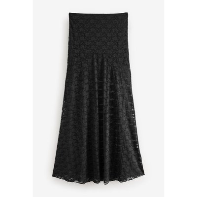 Jupe dentelle noire La Redoute