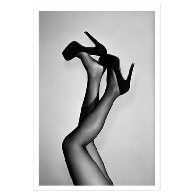 Affiche photographie talons de velours HEXOA