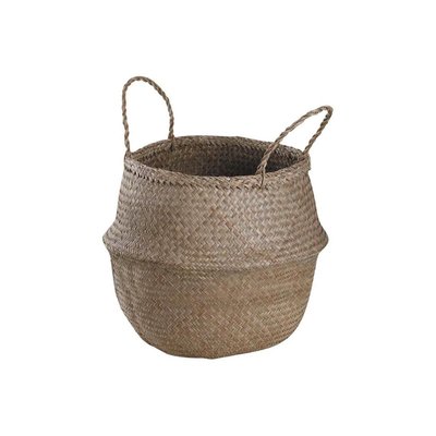 Sac rond en jonc de mer pliant Diamètre 35 cm AUBRY GASPARD
