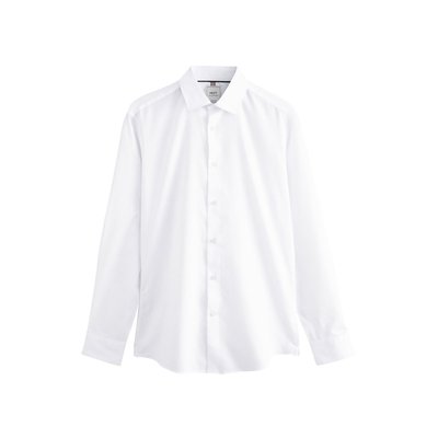 Chemise slim texturée à poignets simples NEXT