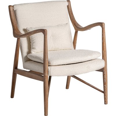 Fauteuil en coton bouclé, Morbach RECOLLECTION