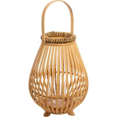Lanterne bambou et corde naturelle ambiance chaleureuse RECOLLECTION