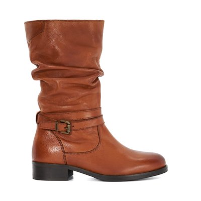 Bottes mi-mollet en cuir - TASA DUNE LONDON