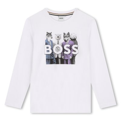 T-shirt à manches longues BOSS KIDSWEAR