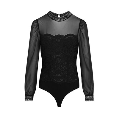 Lace Long Sleeve Bodysuit MORGAN