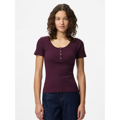 T-shirt boutonné PIECES