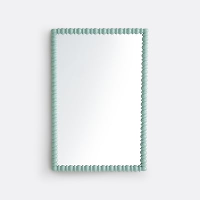 Miroir en hévéa laqué 61,5x 91,5 cm, Lomia LA REDOUTE INTERIEURS