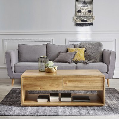 Table basse en mindi massif TILO BERAH GETAH