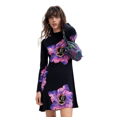 Robe longue à fleurs M. C. Lacroix DESIGUAL