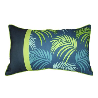 Coussin Passepoil Blue Végétal DOUCEUR D'INTÉRIEUR