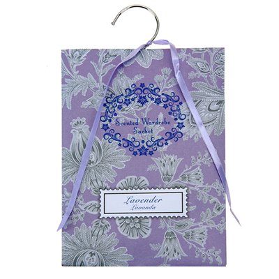 Set de 4 sachets parfumés pour armoires 17x23cm WADIGA