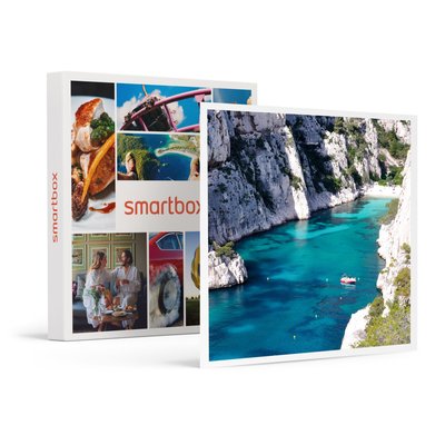 Excursion en bateau de 3h en matinée pour 2 personnes dans les calanques de Cassis avec rosé- SMARTBOX - Coffret Cadeau Sport & Aventure SMARTBOX