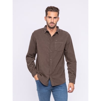 Chemise Manches Longues Pur Coton Velours Tresor RITCHIE