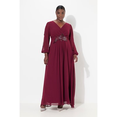 Robe de soirée avec ceinture brodée ULLA POPKEN