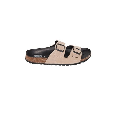 Sandales en cuir uni, Taupe ARTHUR