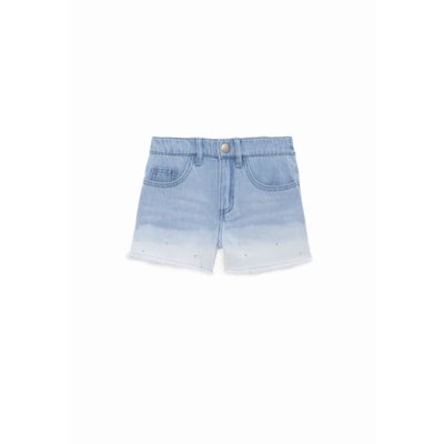 Short en jean Waterless deep dye et clous IKKS