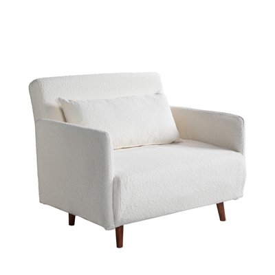 Fauteuil convertible en tissu bouclette - Belushi DRAWER