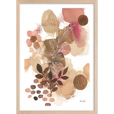 Affiche Bonheur floral HEXOA