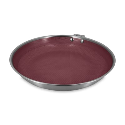 Poêle 30cm en acier inoxydable, AGLAE MENASTYL