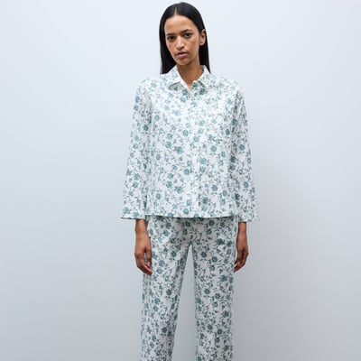 Pyjama imprimé en coton gratté MONOPRIX