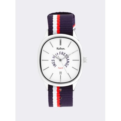 Montre Grande Colorama Sport navy Kelton x Ines de la Fressange Paris INES DE LA FRESSANGE PARIS