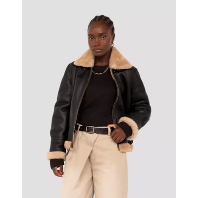 Giacca bomber in pelle SCHOTT