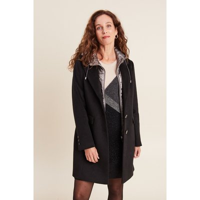 Manteau cintre avec capuche La Redoute