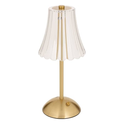 Lampe LED acier laiton ANETH ATMOSPHERA