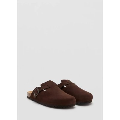 Sabots cuir boucle MANGO TEEN