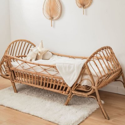 Lit enfant en rotin naturel - JUNE SAUDARA COLLECTIONS