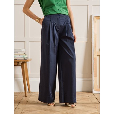 Pantalon large à pinces popeline Aurore CYRILLUS