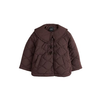 Manteau matelassé hydrofuge à col volanté NEXT