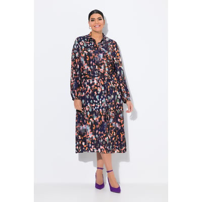 Robe chemisier longueur midi, poches ULLA POPKEN