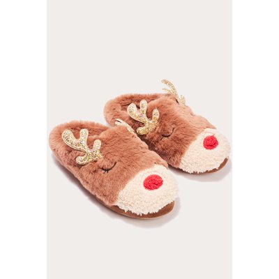 Chaussons mules imitation fourrure CACHE CACHE
