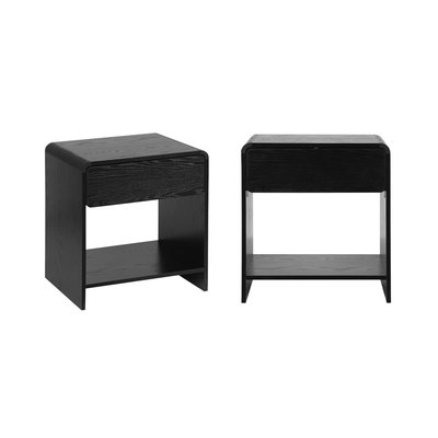Table de chevet décor bois 1 tiroir (lot de 2) MILO SWEEEK