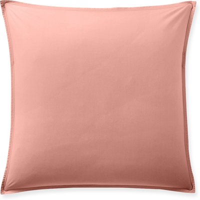 Taie d'oreiller percale de coton lavé unie, Elegance BATON ROUGE