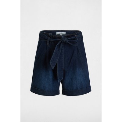 Short en jean ceinturé MORGAN