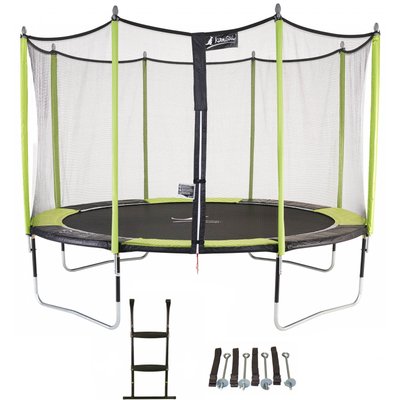 Trampoline Jumpi Taupe/Vert 430 KANGUI
