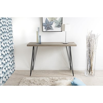 Console en bois pieds épingles style contemporain 120cm LANDAISE PIER IMPORT