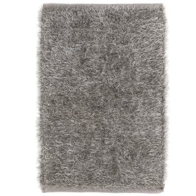 Tapis descente de lit shaggy gris 50x80cm WADIGA
