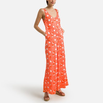 Комбинезон в горошек на бретелях SHANING AMERICAN VINTAGE