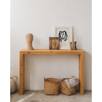 Console en bois de pin - LEIZA HANNUN