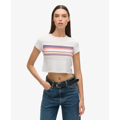 T-shirt court rayé Vintage SUPERDRY